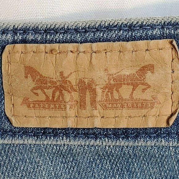 Levis Mid Rise Skinny Womens Size 30x32 Stretch Medium Wash Waist 31" - Picture 4 of 7